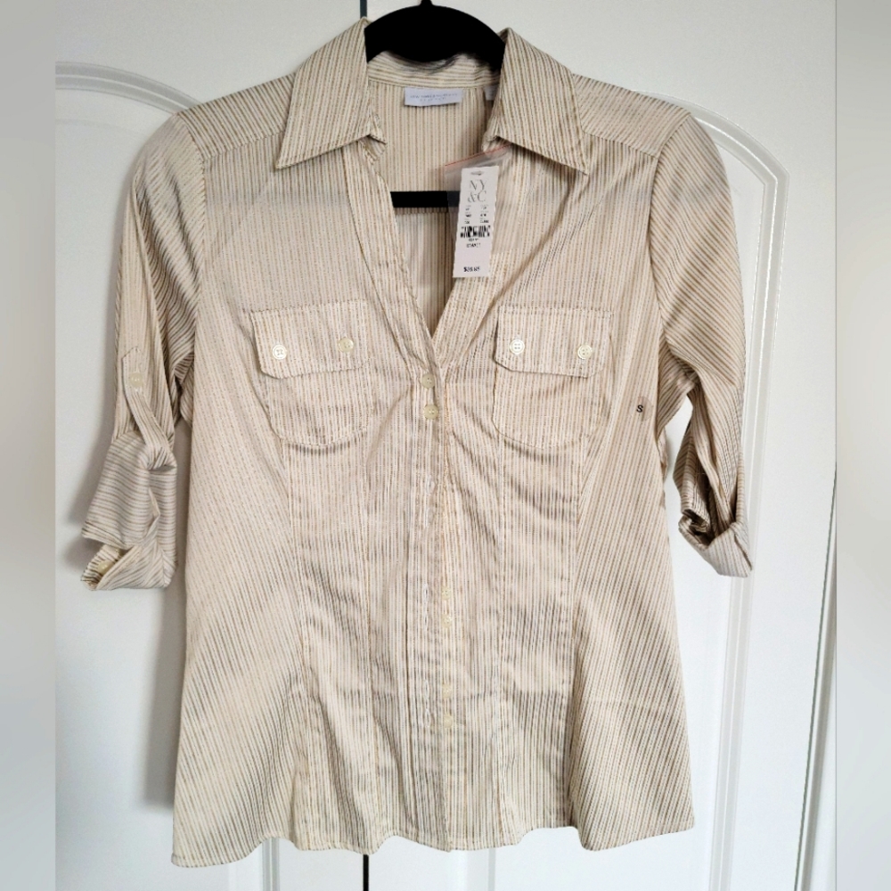 Button up collar NY & Co shirt